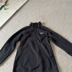 Patagonia Black Zip-Up Sweater